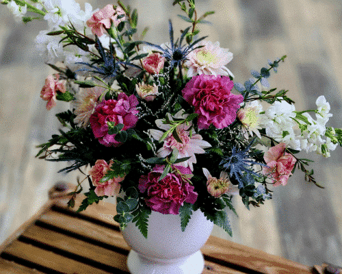 Assorted seasonal bouquets