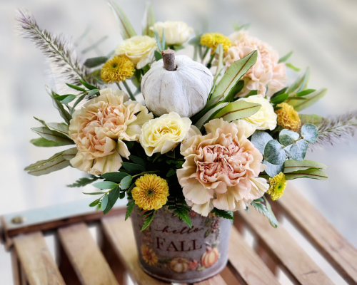 Assorted seasonal bouquets