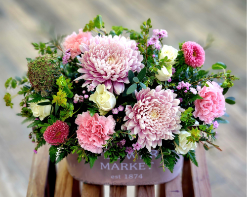 Assorted seasonal bouquets